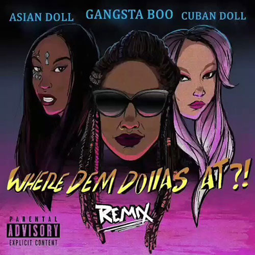 Gangsta Boo - Where Dem Dollas At?! Remix (2018)